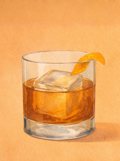 Tierra Roja Old Fashioned cocktail