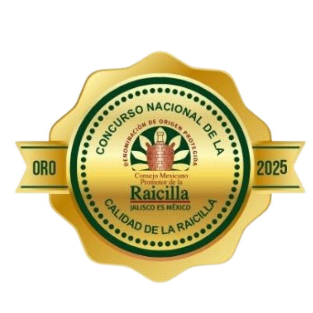 Medalla de Oro — Concurso Nacional de la Calidad de la Raicilla 2025